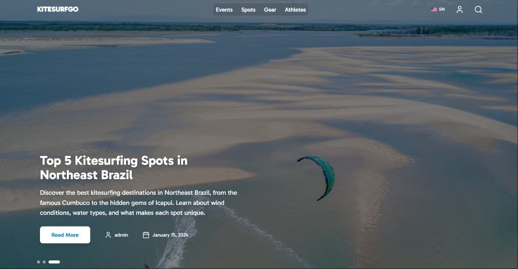 KitesurfGo — SaaS preview